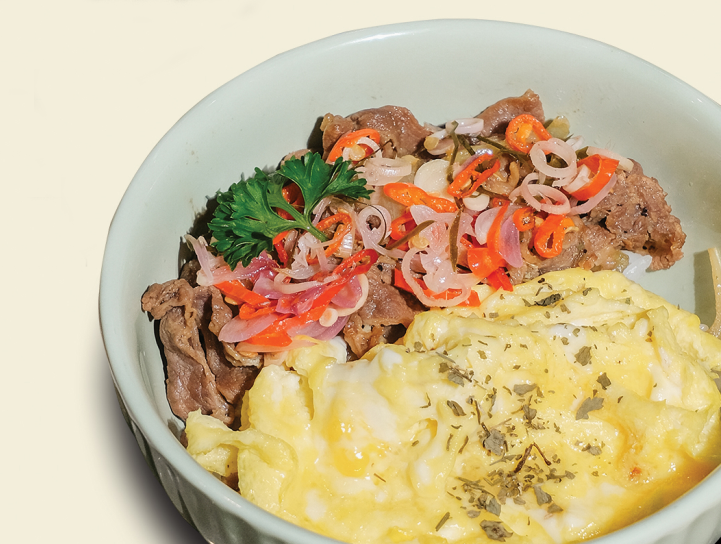 Beef Matah Scrambled Egg